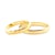 Esküvői jegygyűrűk: arany, szakaszos profil, 3 mm