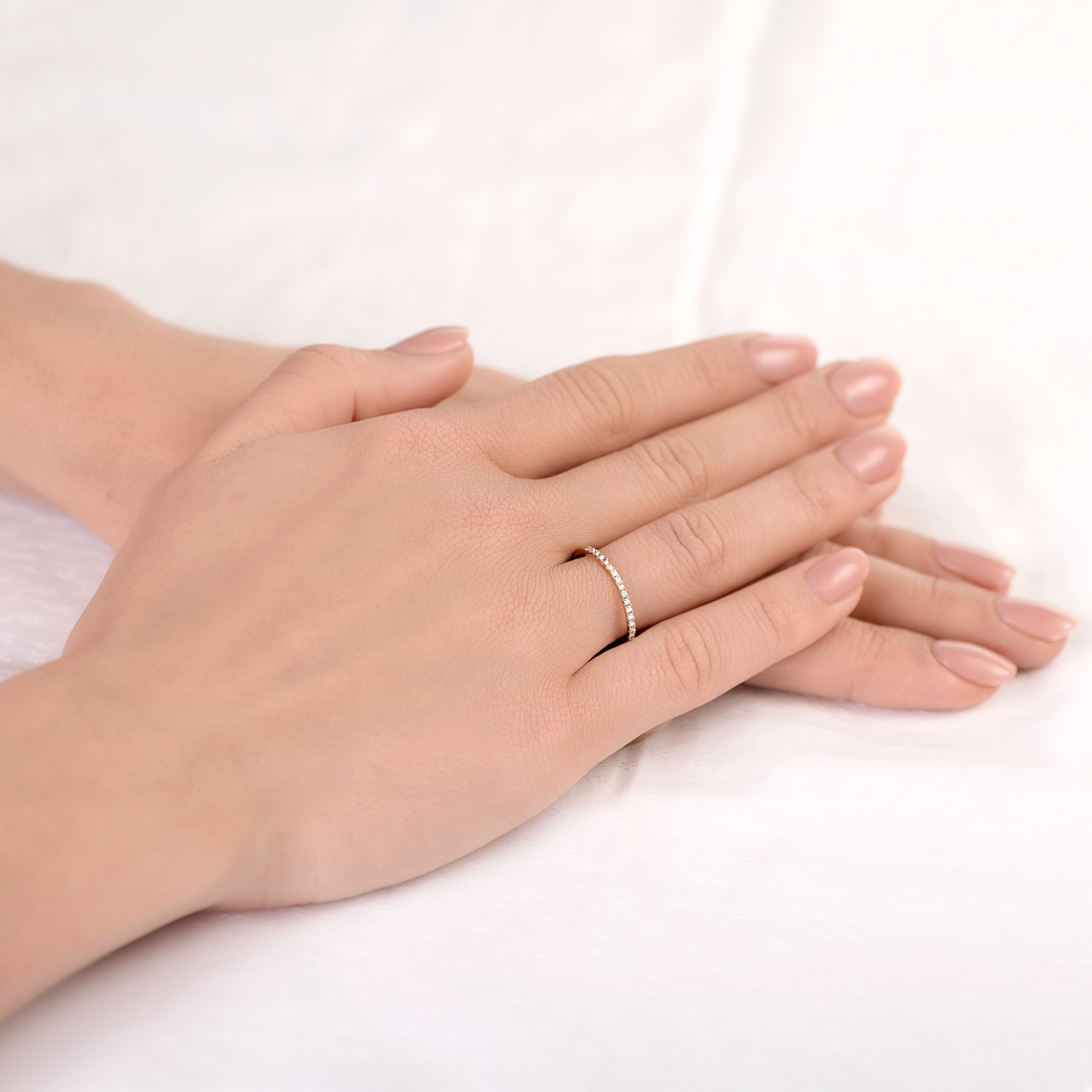 Ring Savicki: Zweifarbiges Gold, Diamanten