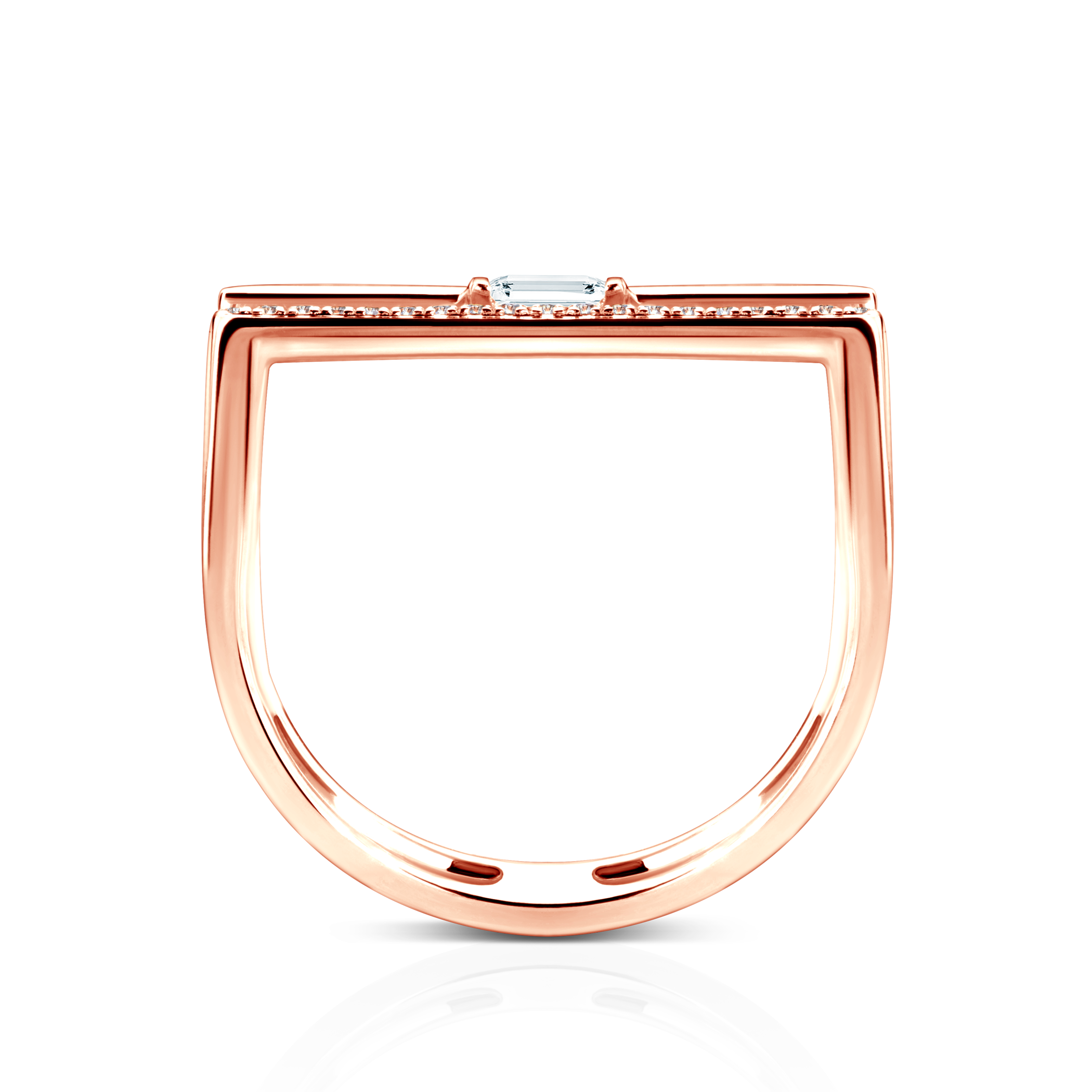 Ring Savicki: Roségold, Diamanten