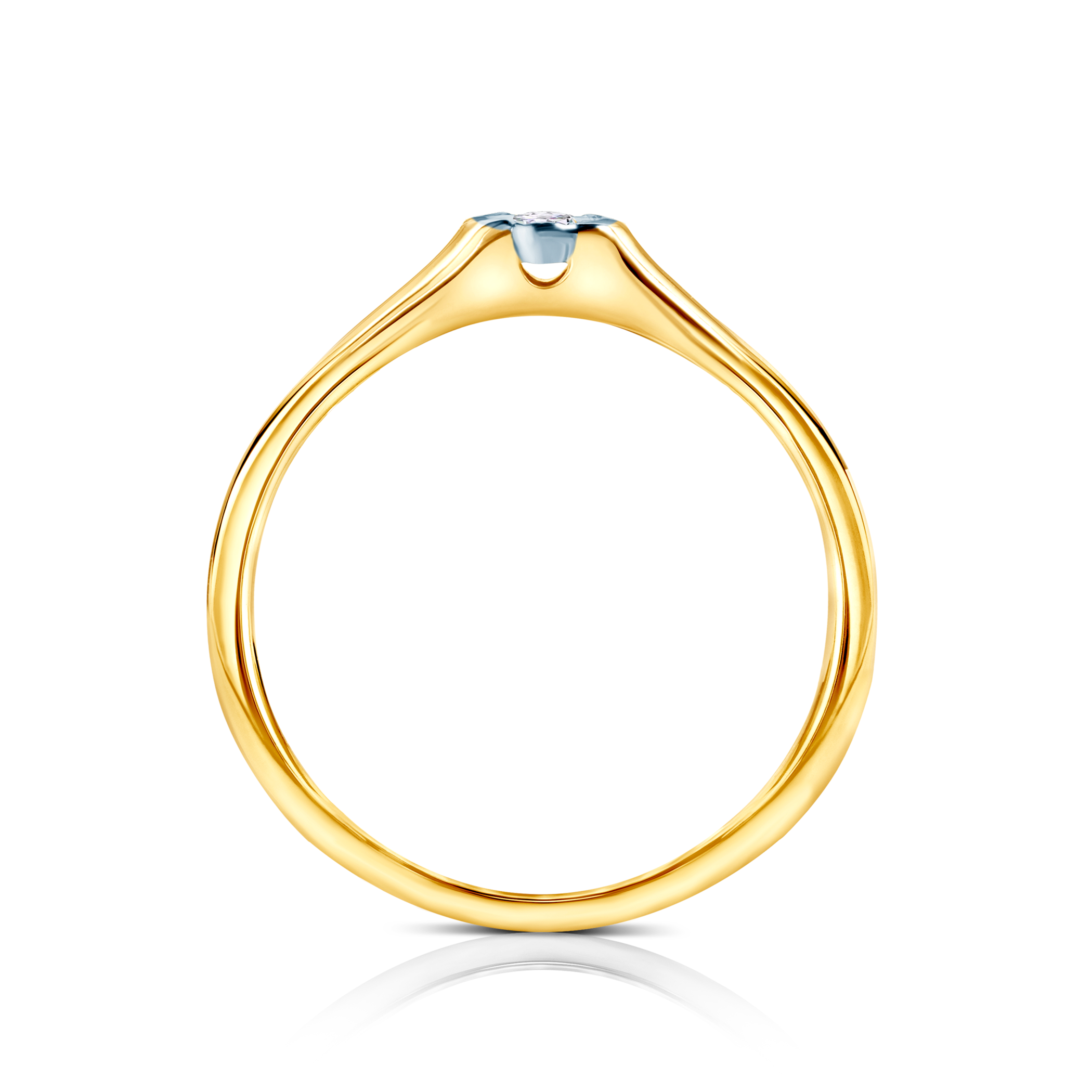 Verlobungsring Savicki: Gold, Diamant