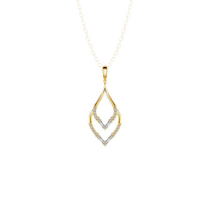 Přívěsek SAVICKI: pozlacené stříbro, zirkony