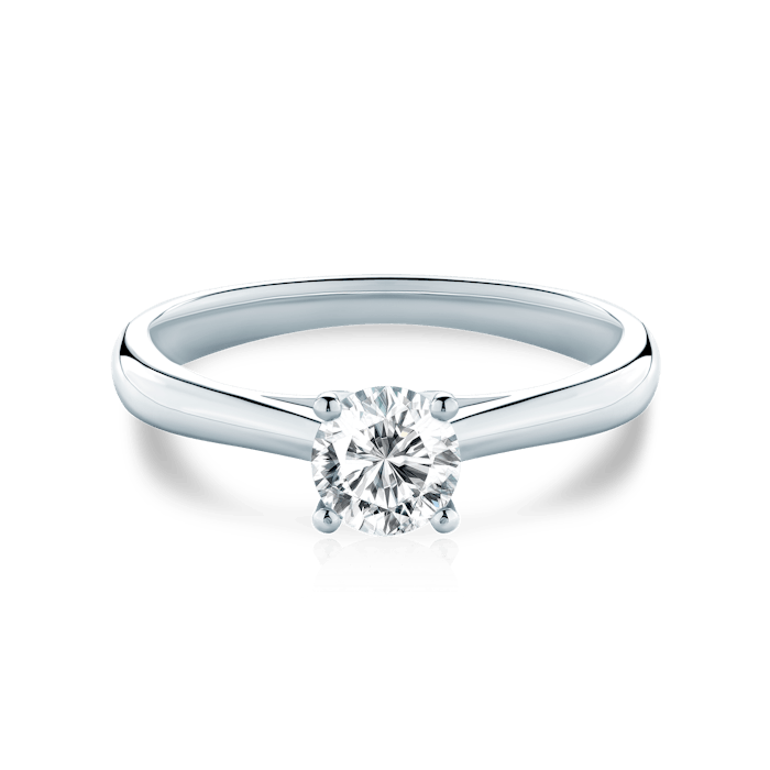 Pierścionek zaręczynowy Savicki: platyna, diament