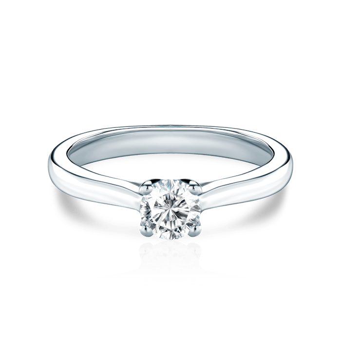 Zásnubný prsteň SAVICKI: platina, diamant
