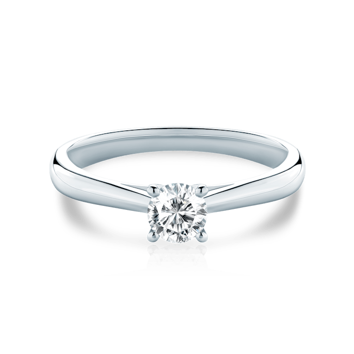 Pierścionek zaręczynowy SAVICKI: platyna, diament