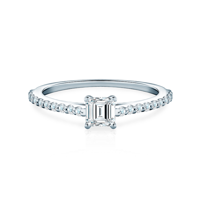 Zásnubní prsten SAVICKI: platina, diamant