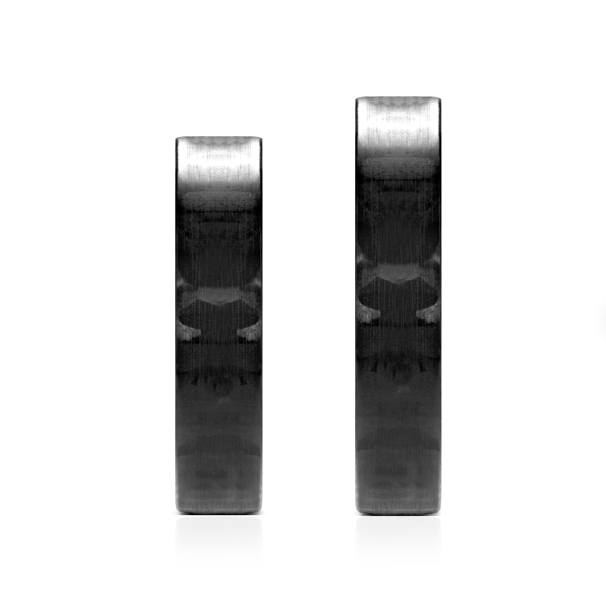 Obrączki ślubne: carbon, płaskie, 5 mm - 5