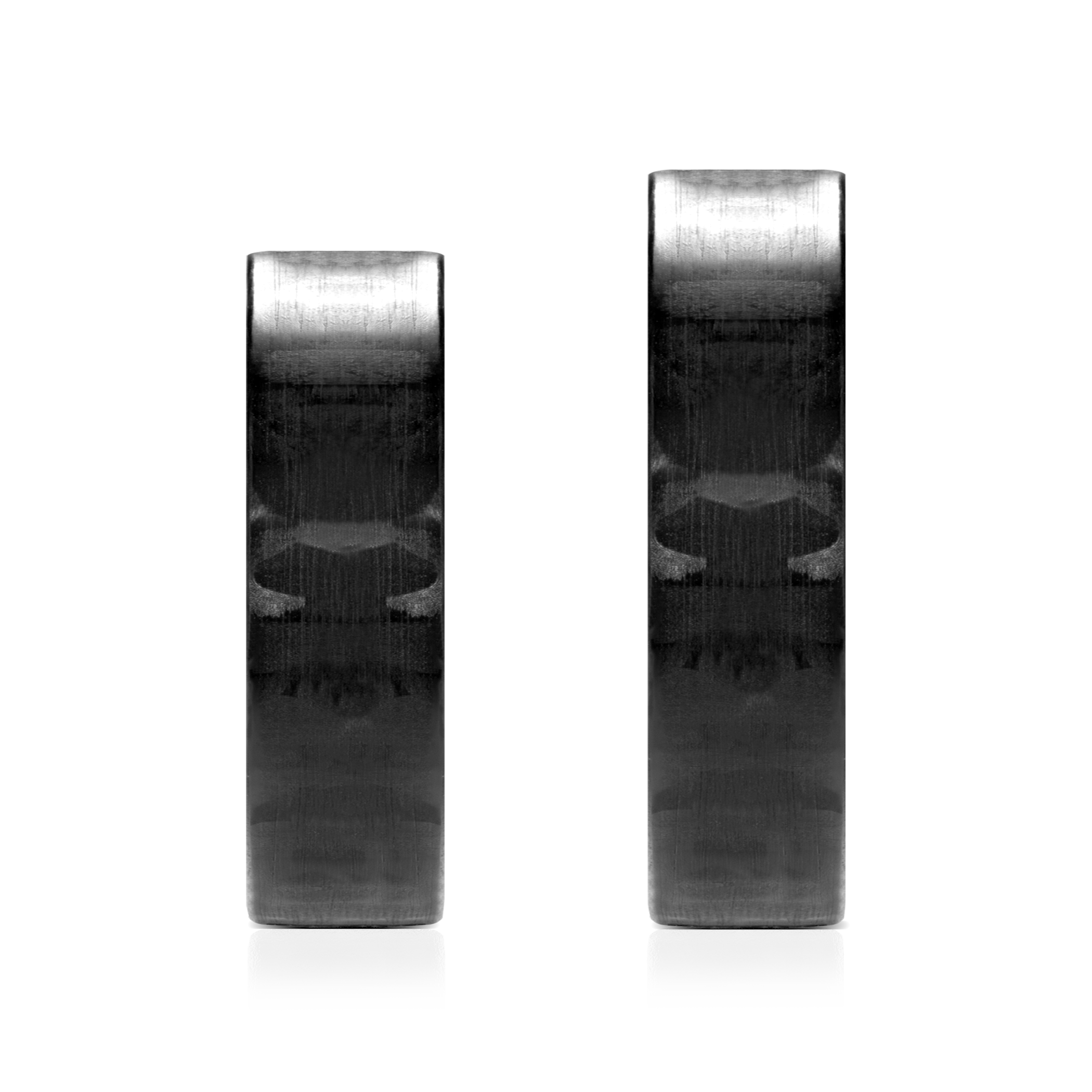 Eheringe: Carbon, Flach, 7 mm - 5