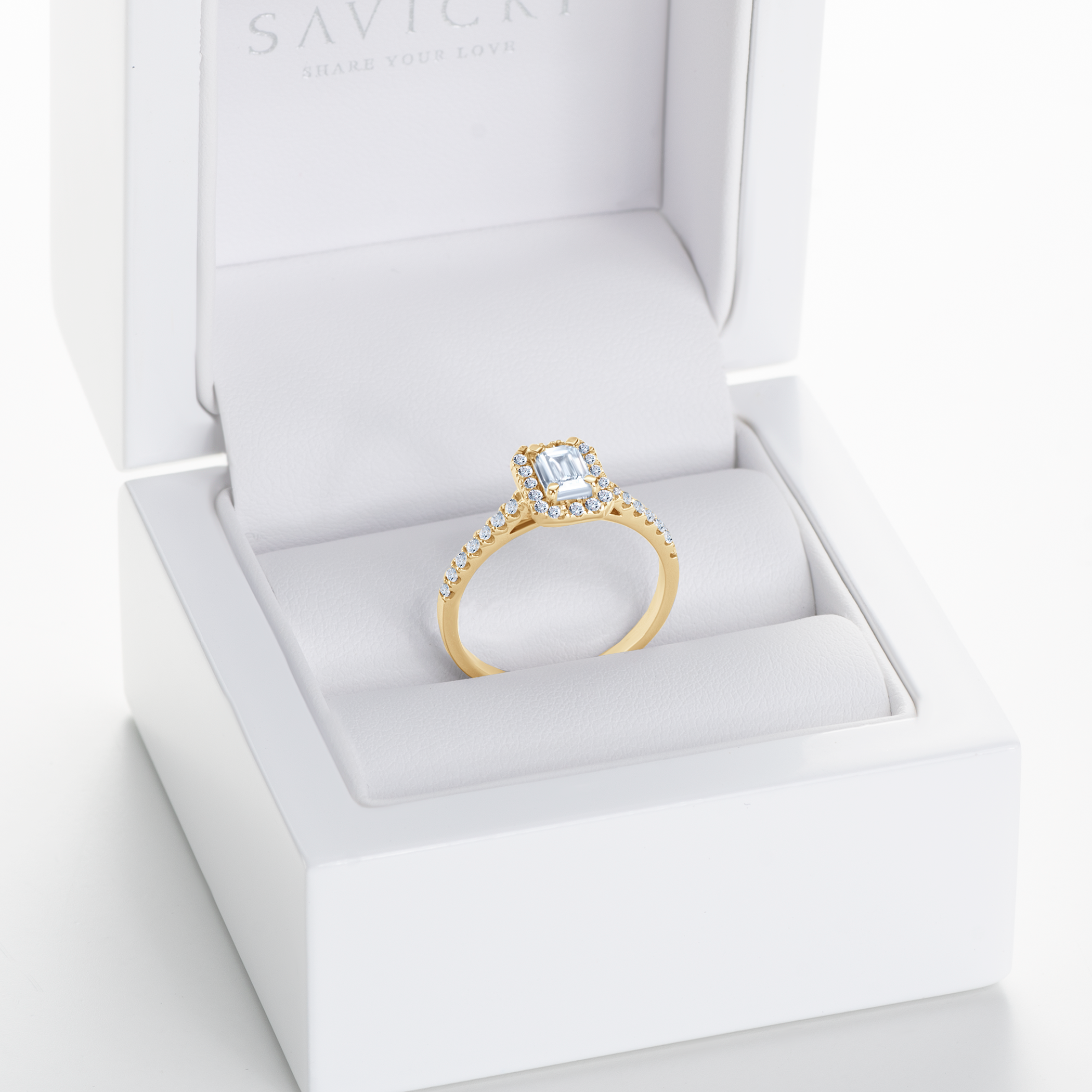 Verlobungsring SAVICKI: Gold, Diamanten