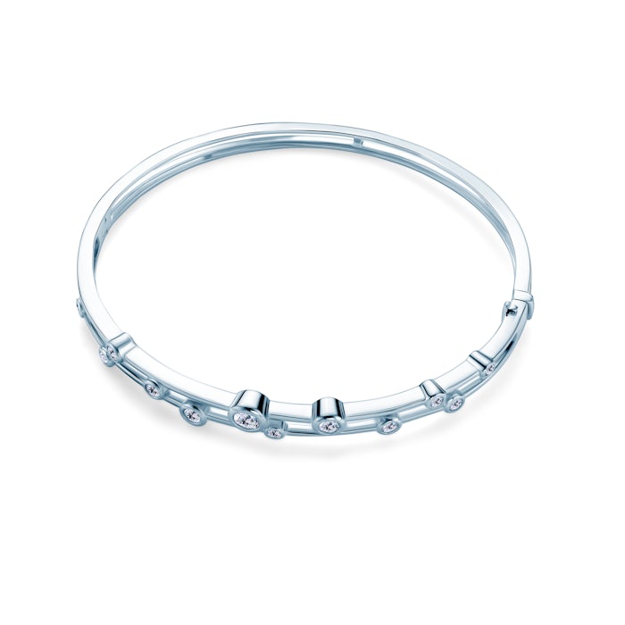 Bracelet Savicki: white gold, diamonds