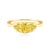 Fairytale eljegyzési gyűrű: arany és sárga zafír