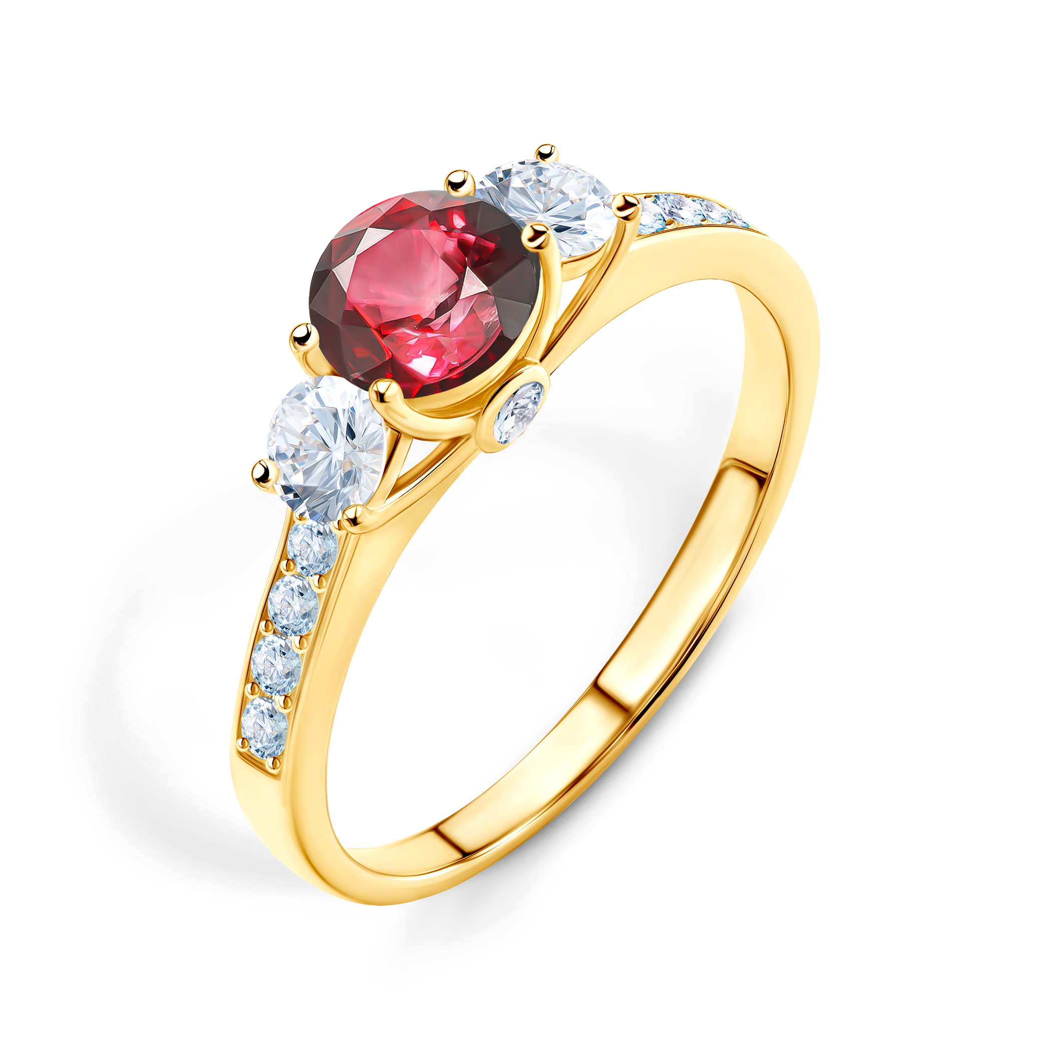 Verlobungsring Dream: Gold, Rubin