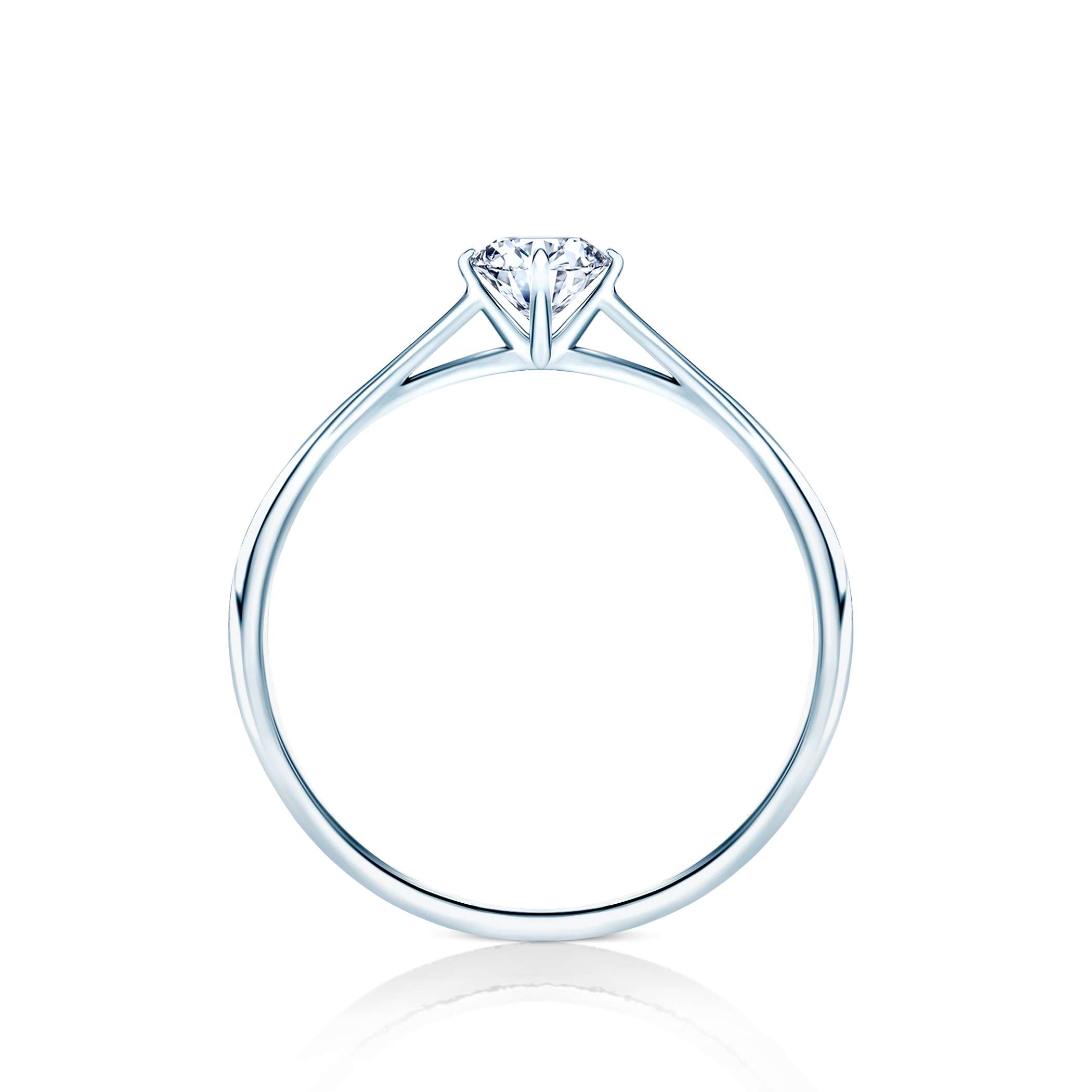 Verlobungsring The Light: Weißgold, Diamant