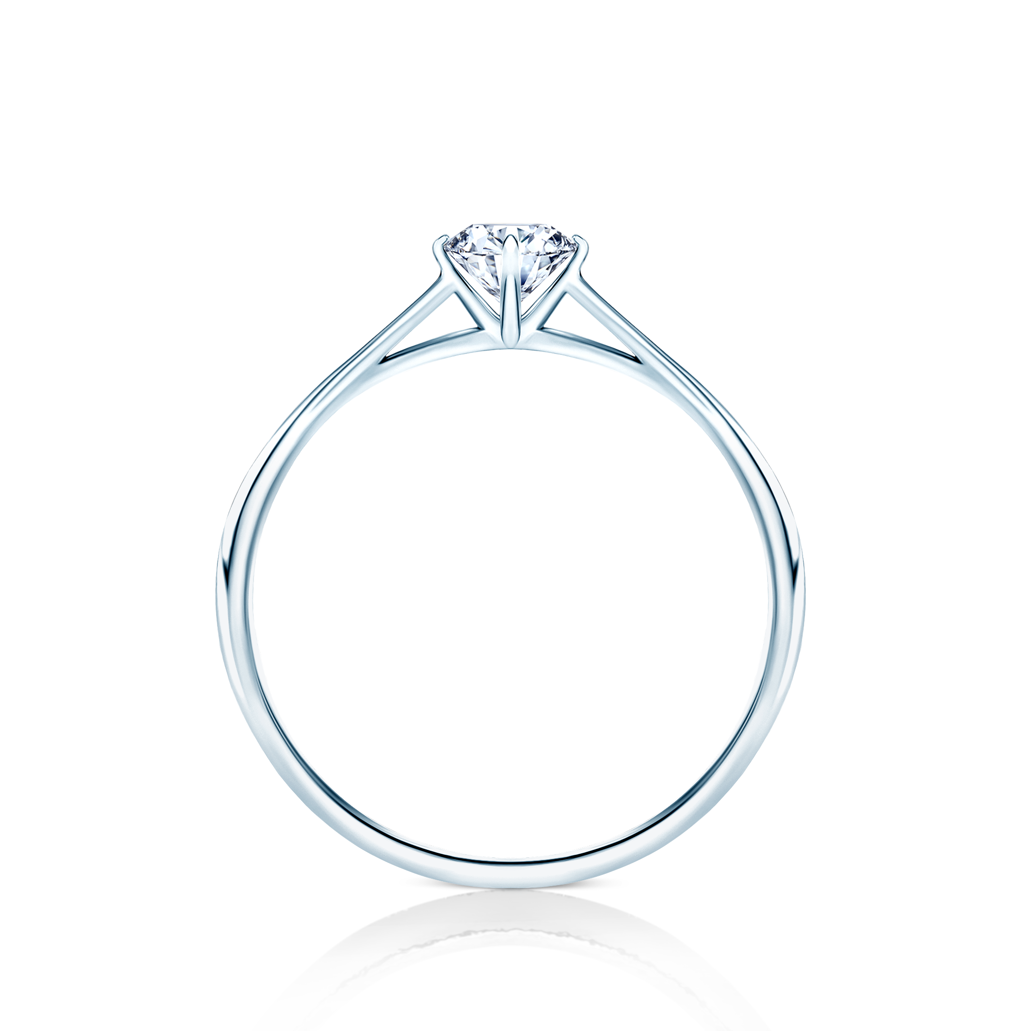 Verlobungsring The Light: Weißgold, Diamant