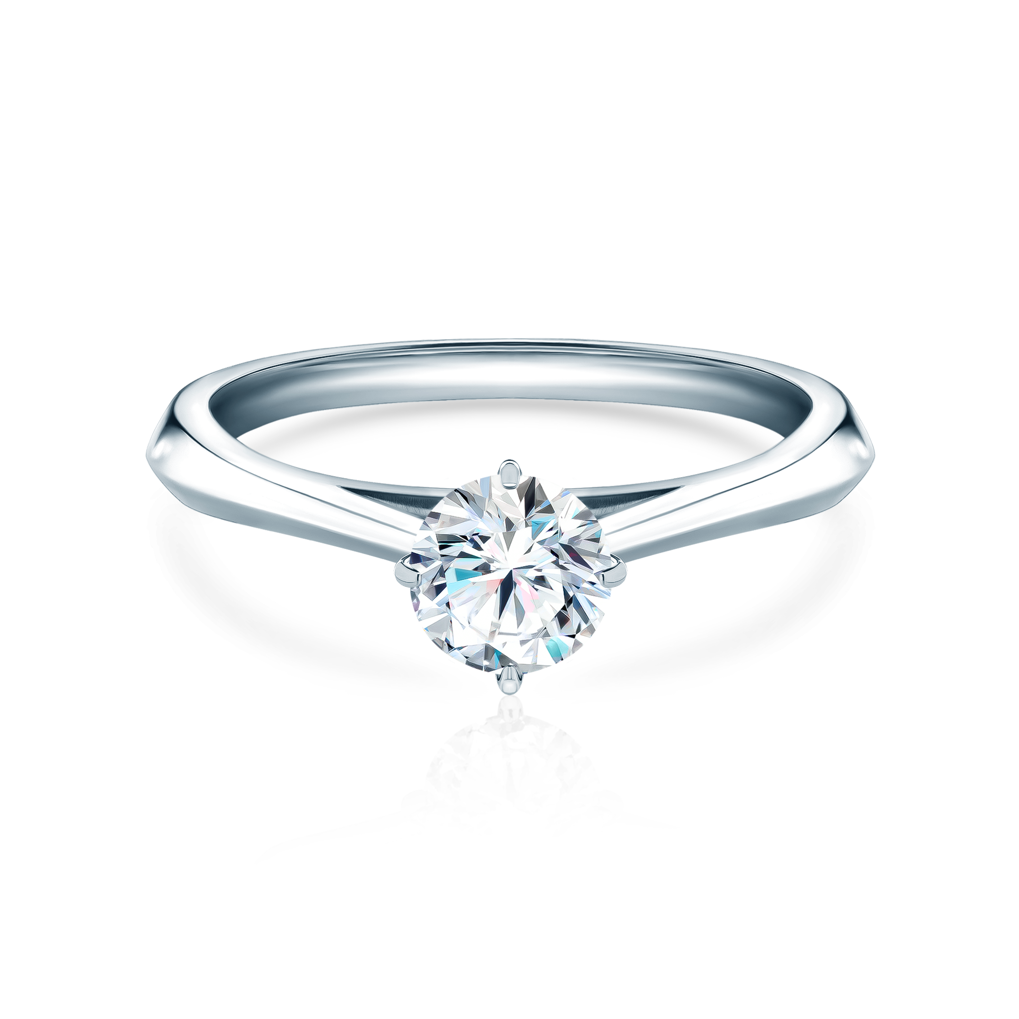 Zásnubní prsten The Light: platina, diamant