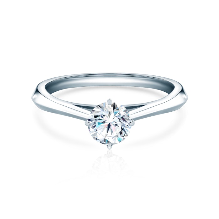 The Light Collection | Solitaire Engagement Ring: platinum, diamond