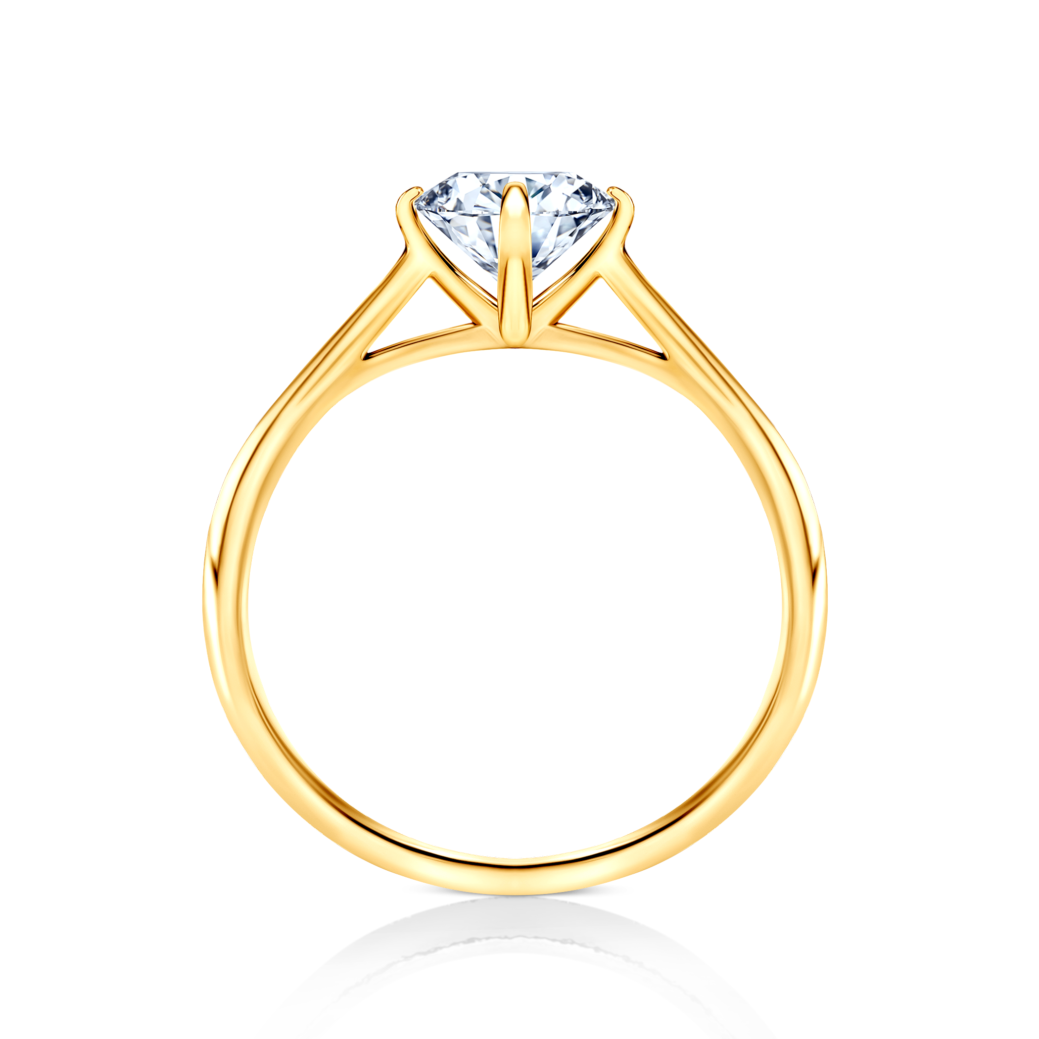 Verlobungsring The Light: Gold, Diamant