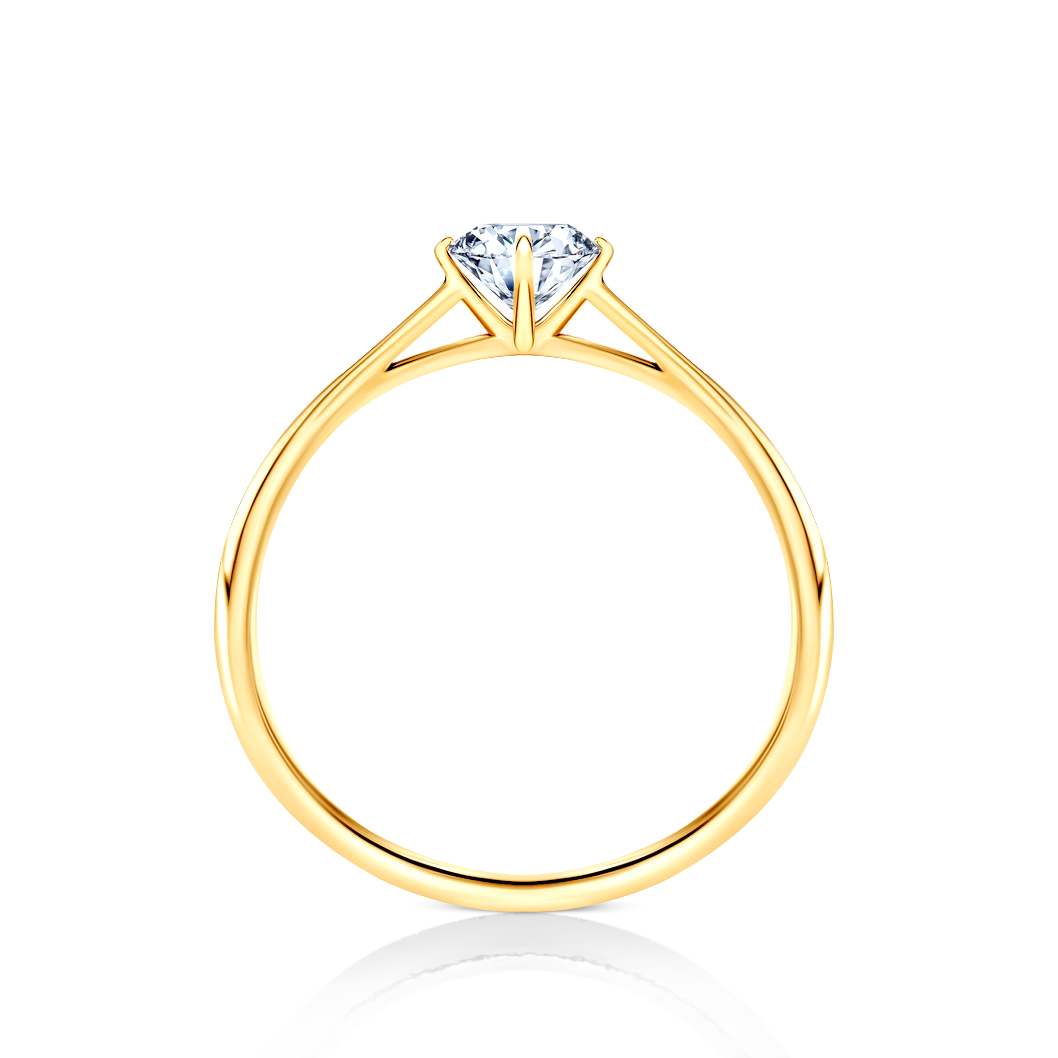 Verlobungsring The Light: Gold, Diamant - 3