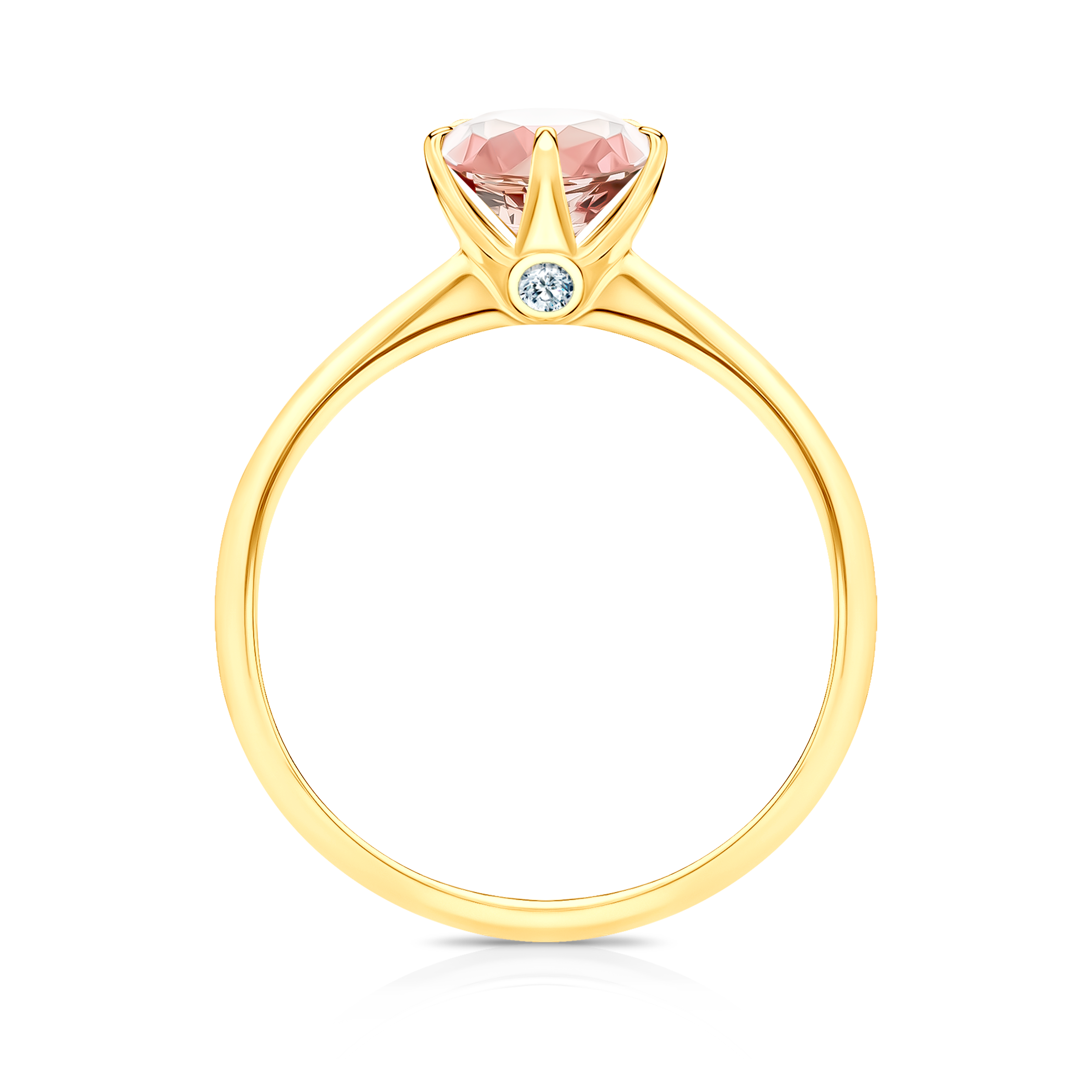 Verlobungsring The Journey: Gold, Morganit