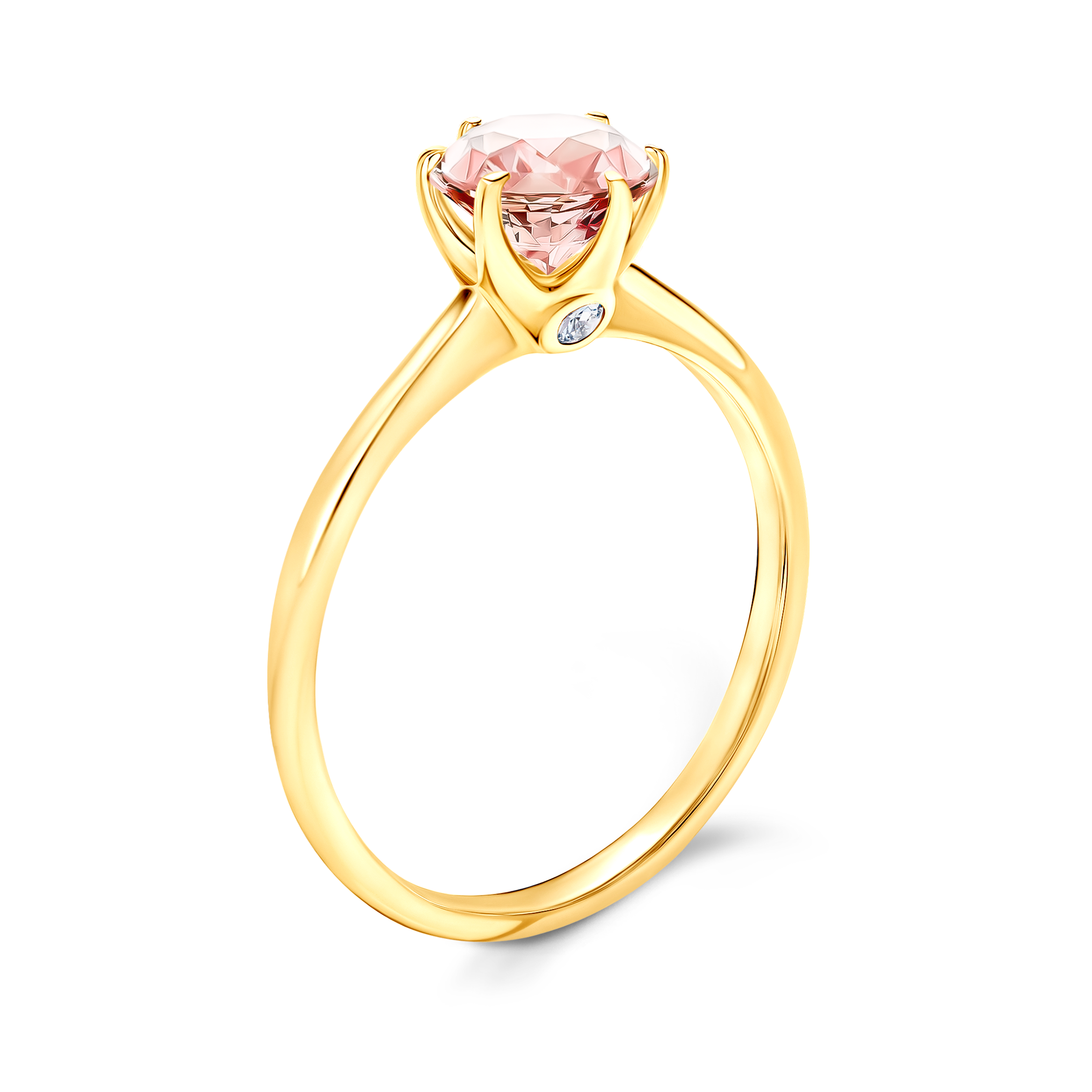 Verlobungsring The Journey: Gold, Morganit