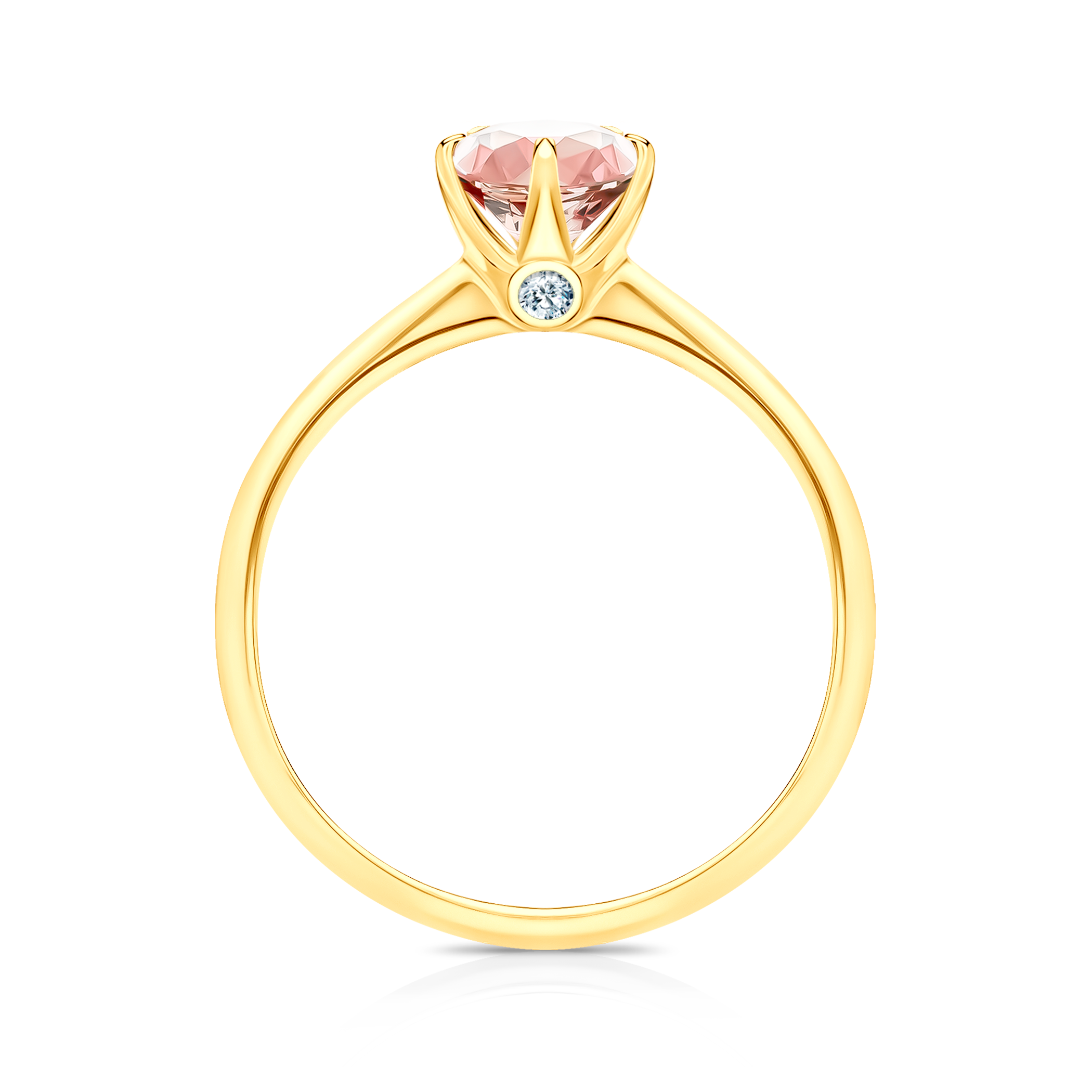 Verlobungsring The Journey: Gold, Morganit