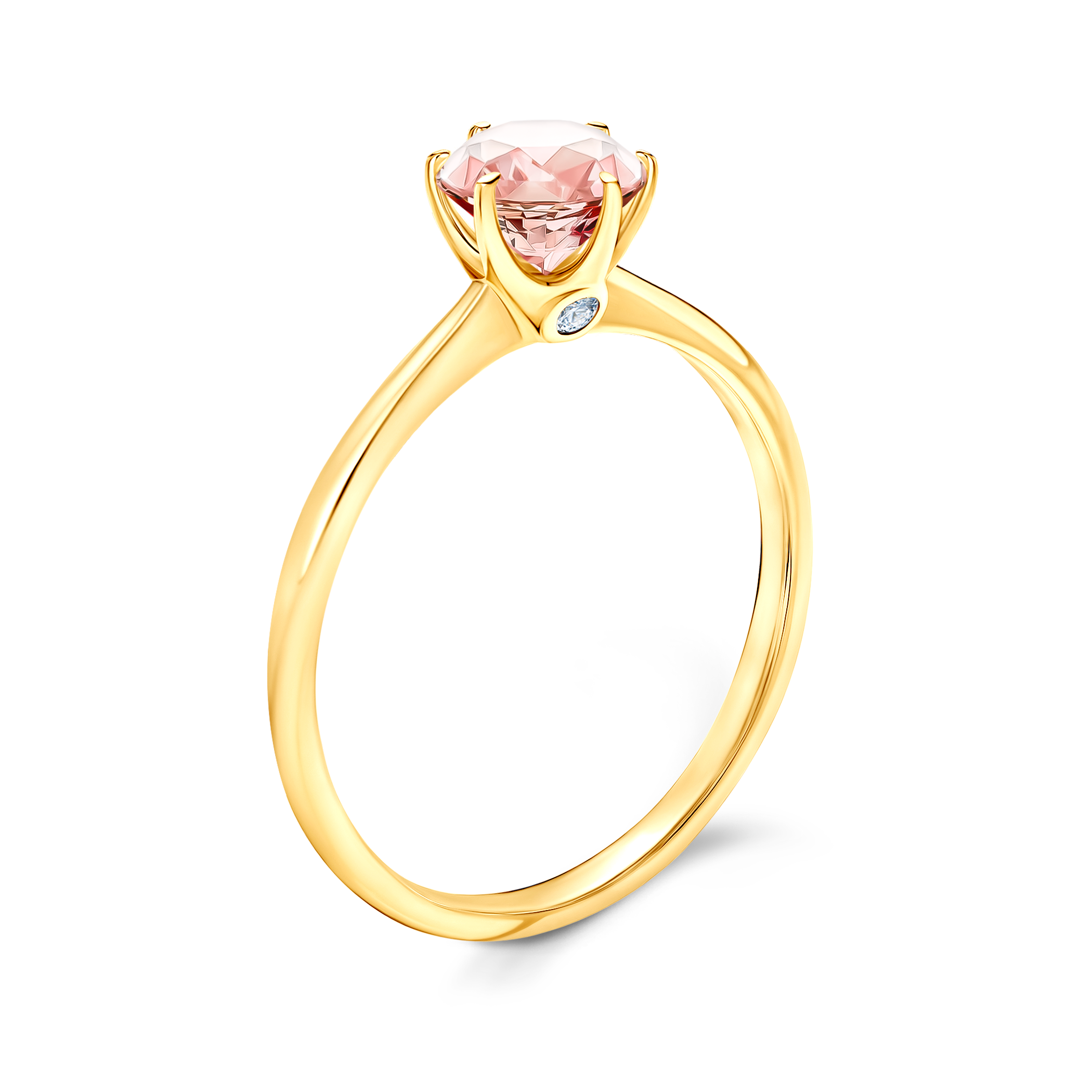 Verlobungsring The Journey: Gold, Morganit