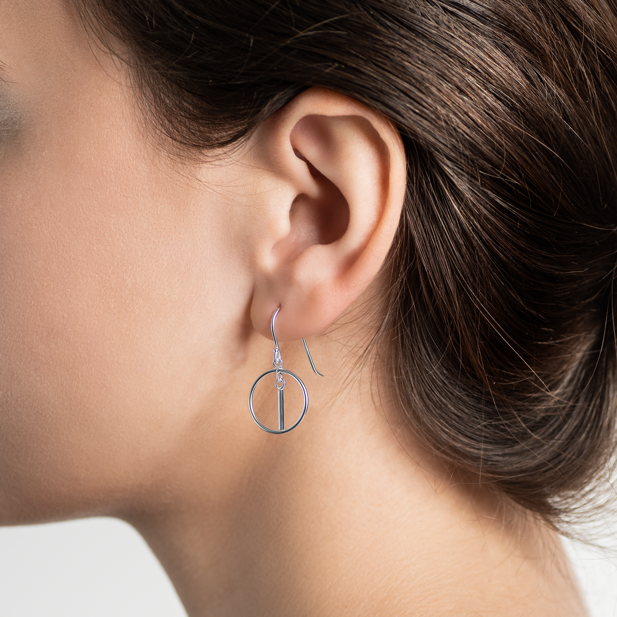 Kolczyki koła Savicki: srebrne - 3