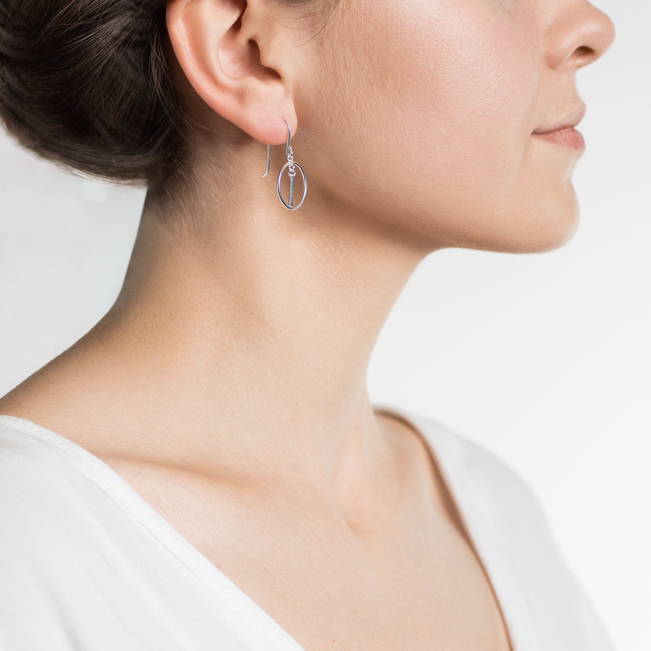 Kolczyki koła Savicki: srebrne - 4