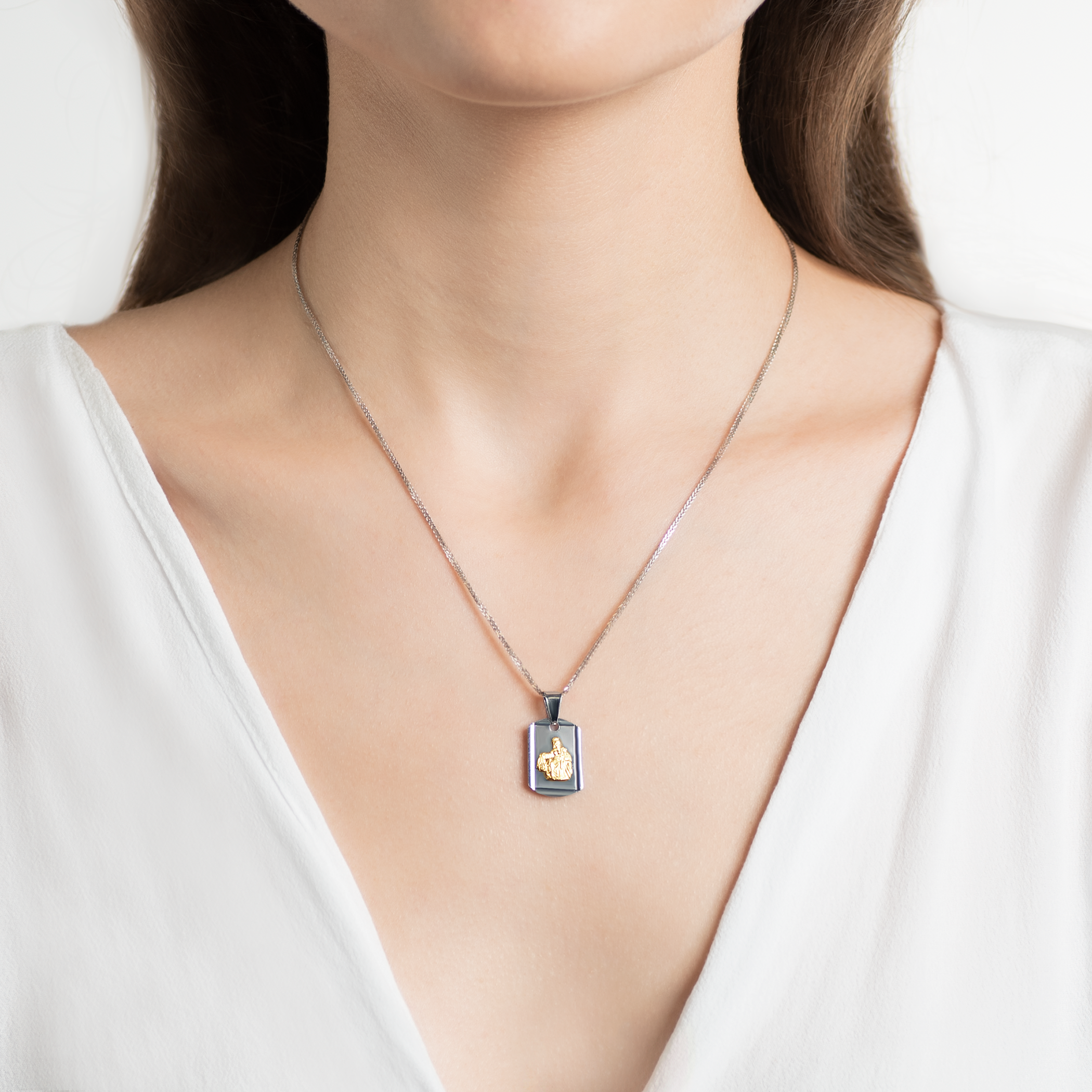 Medalik Savicki: srebrny pozłacany