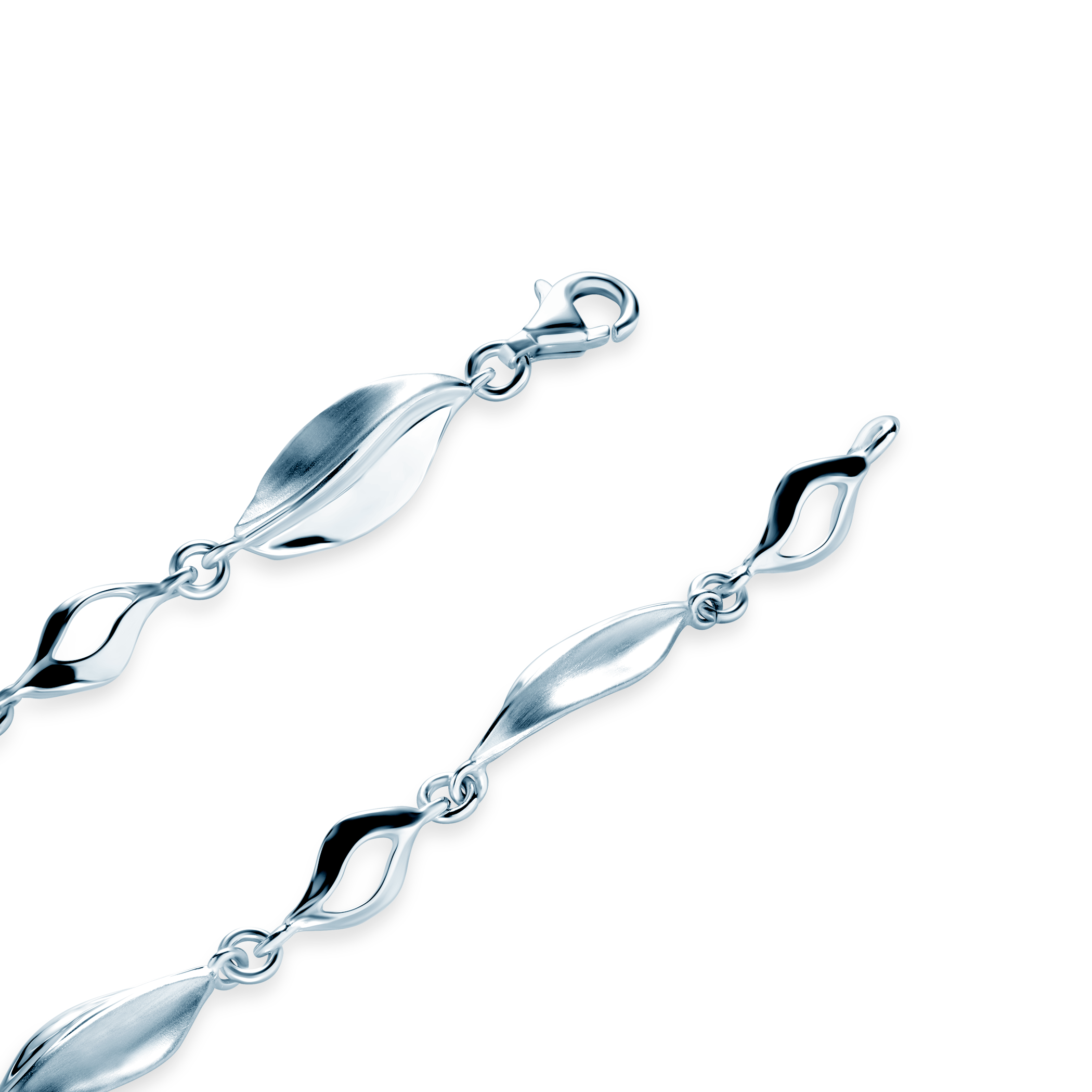 Bransoletka muszelki Savicki: srebrna - 3