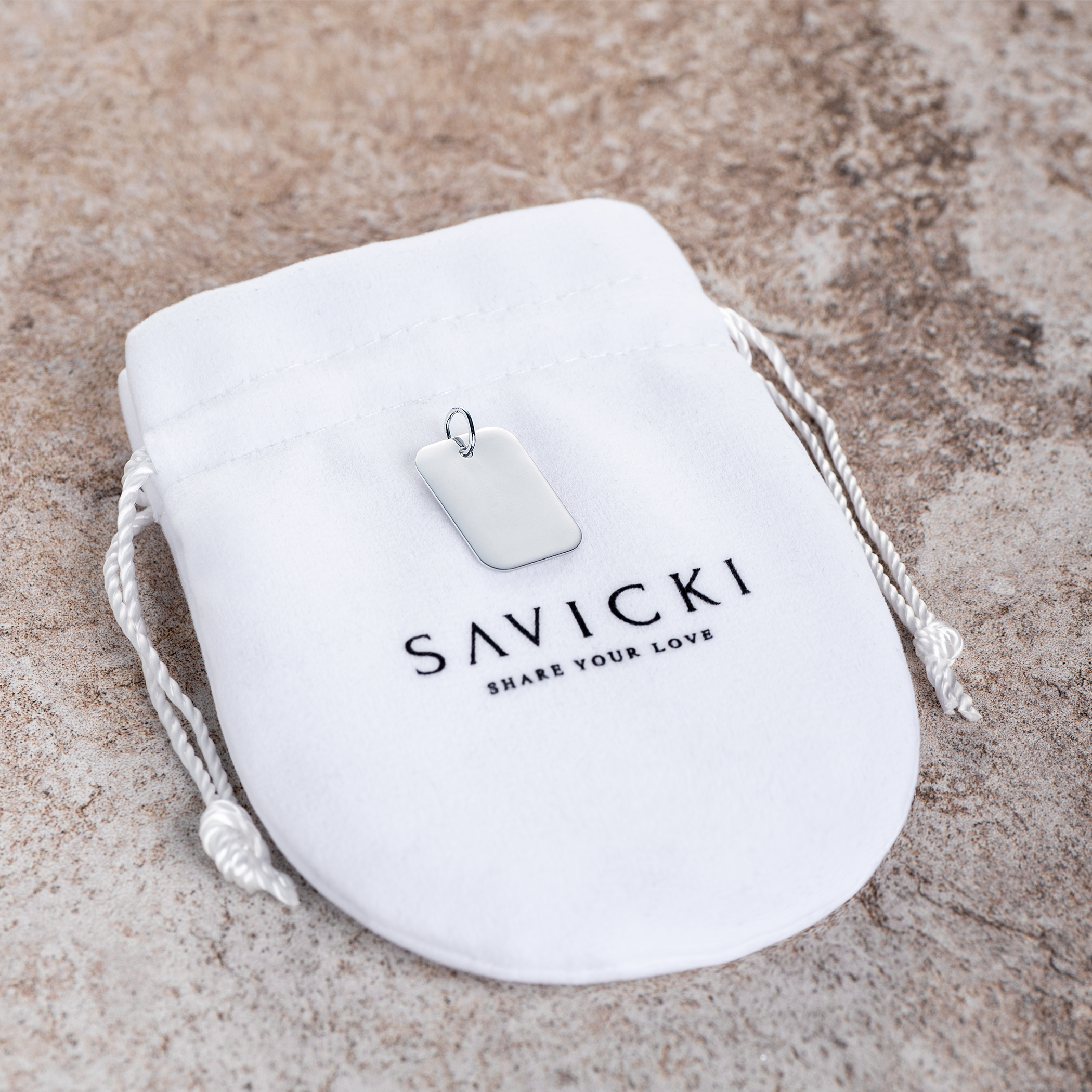 Zawieszka nieśmiertelnik Savicki: srebrna - 4