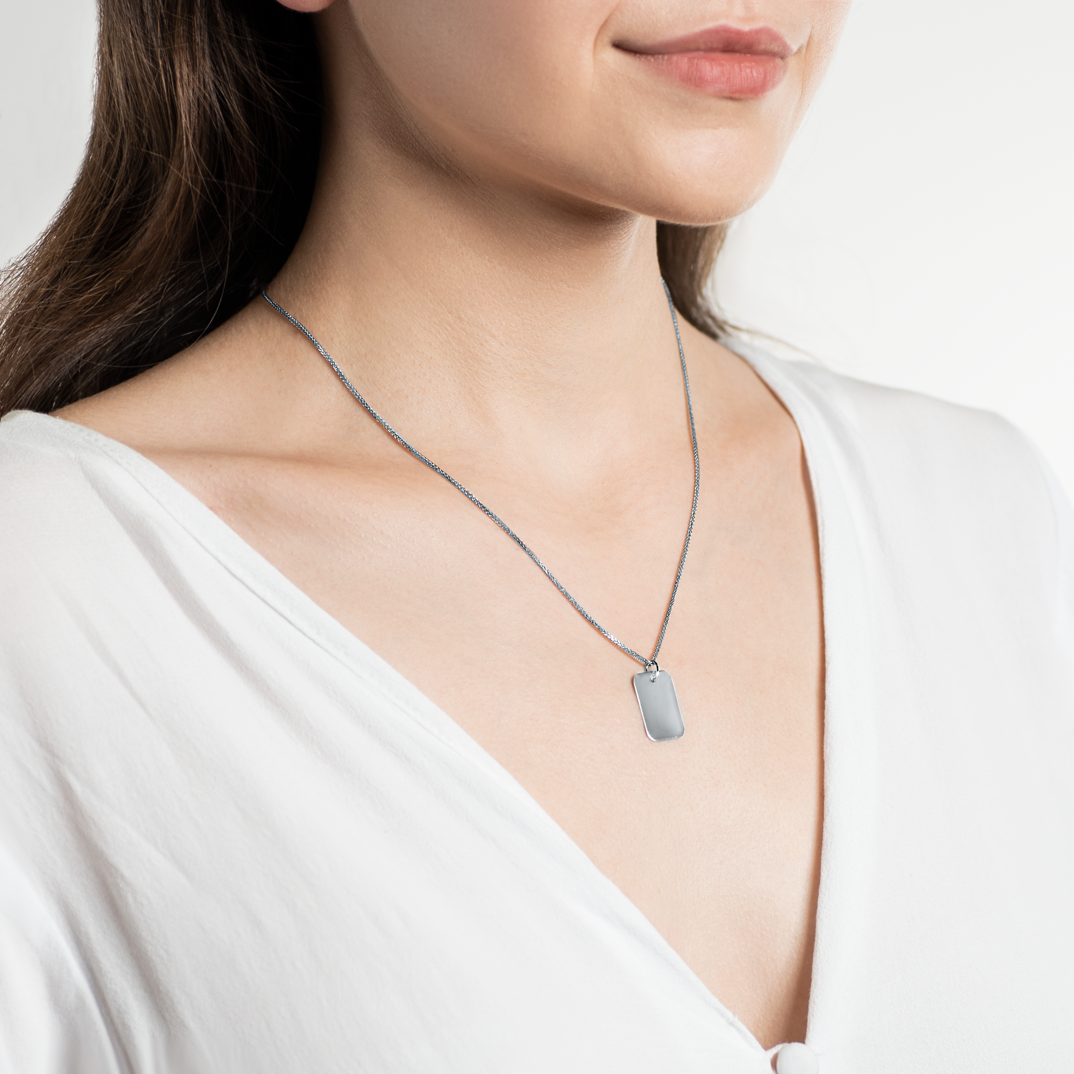 Zawieszka nieśmiertelnik Savicki: srebrna - 5