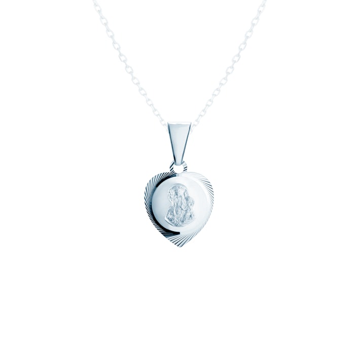 SAVICKI heart medal: silver