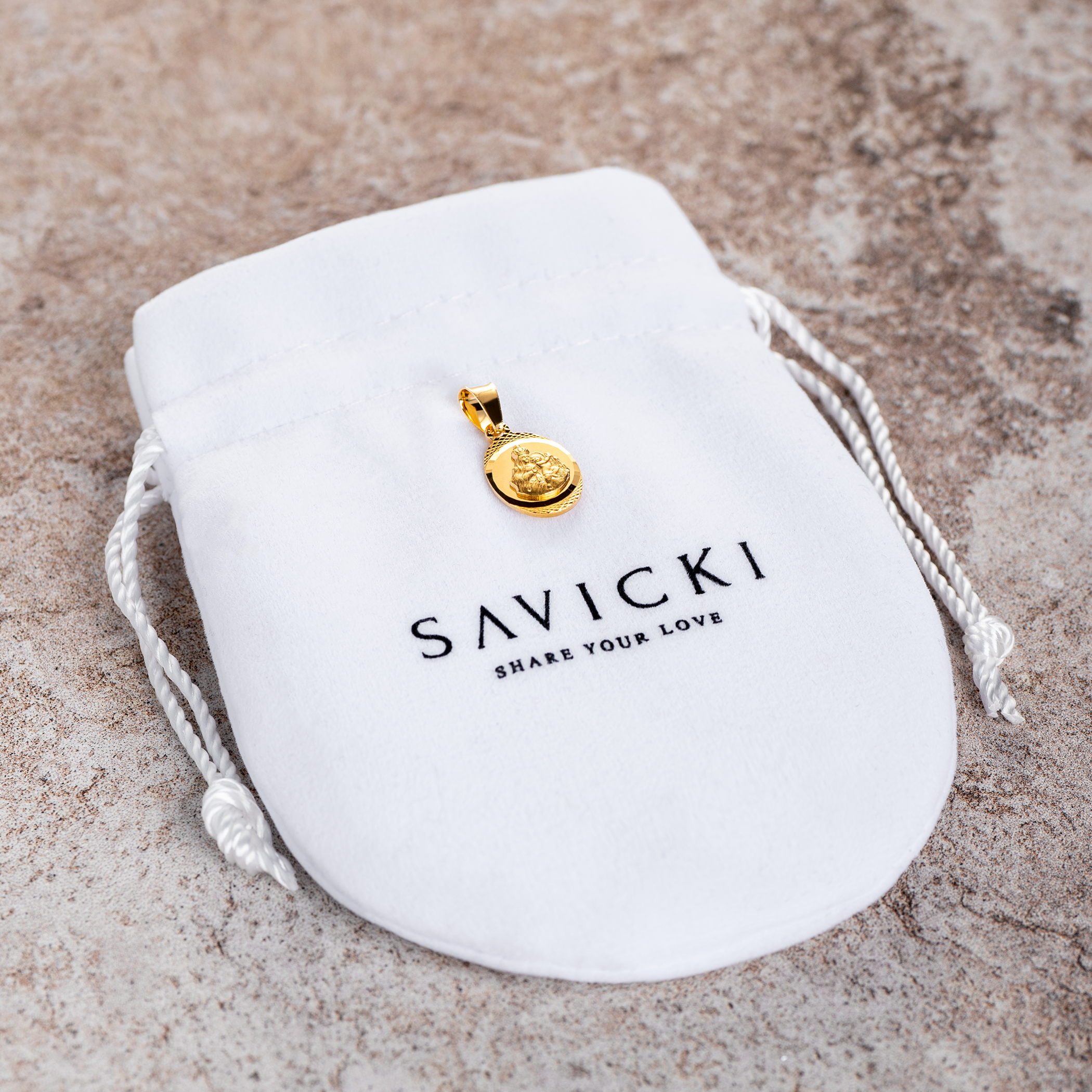 Medallion Savicki: Silber Vergoldet - 4