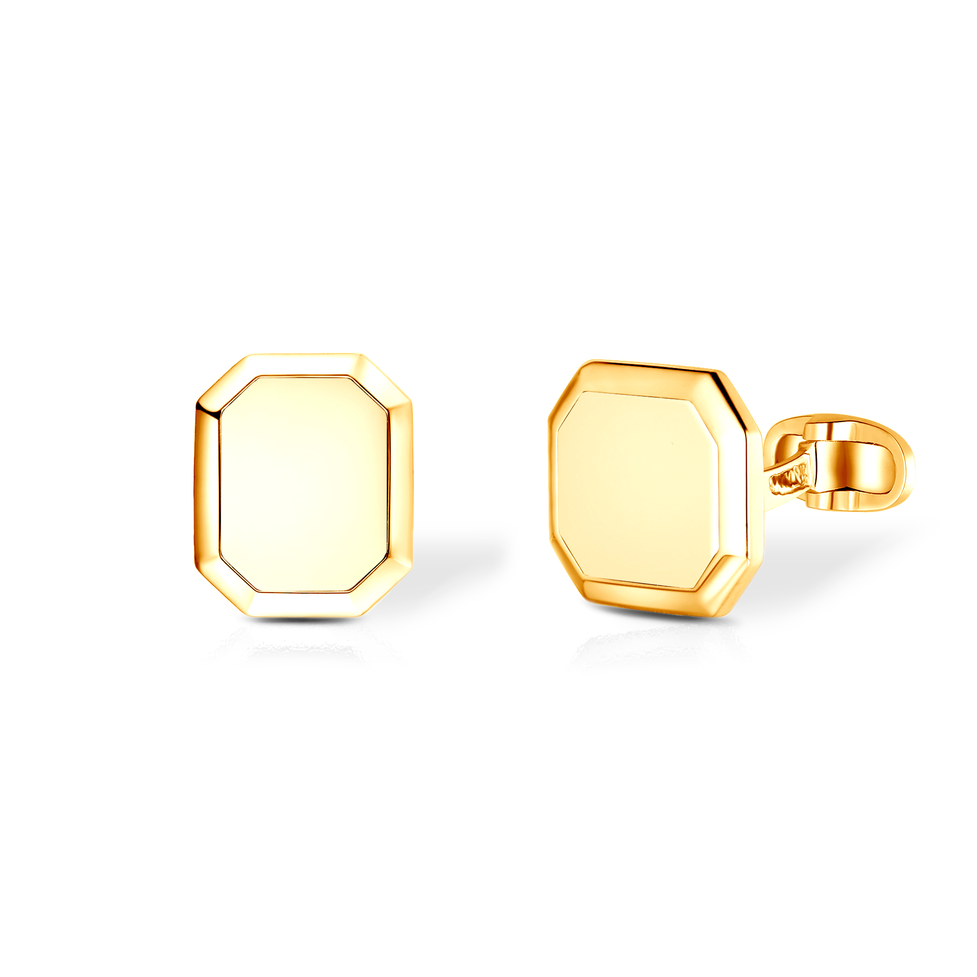 Spinki do mankietów Savicki: srebrne pozłacane