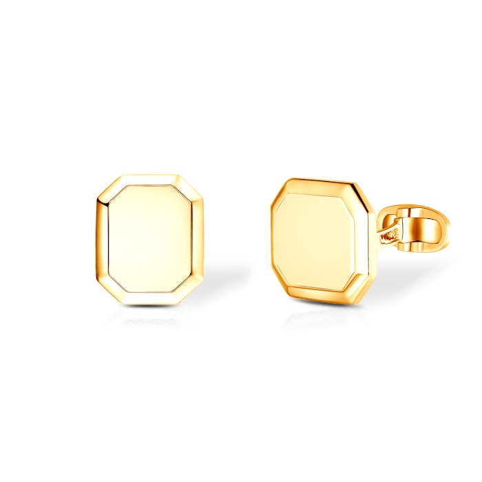 Spinki do mankietów Savicki: srebrne pozłacane