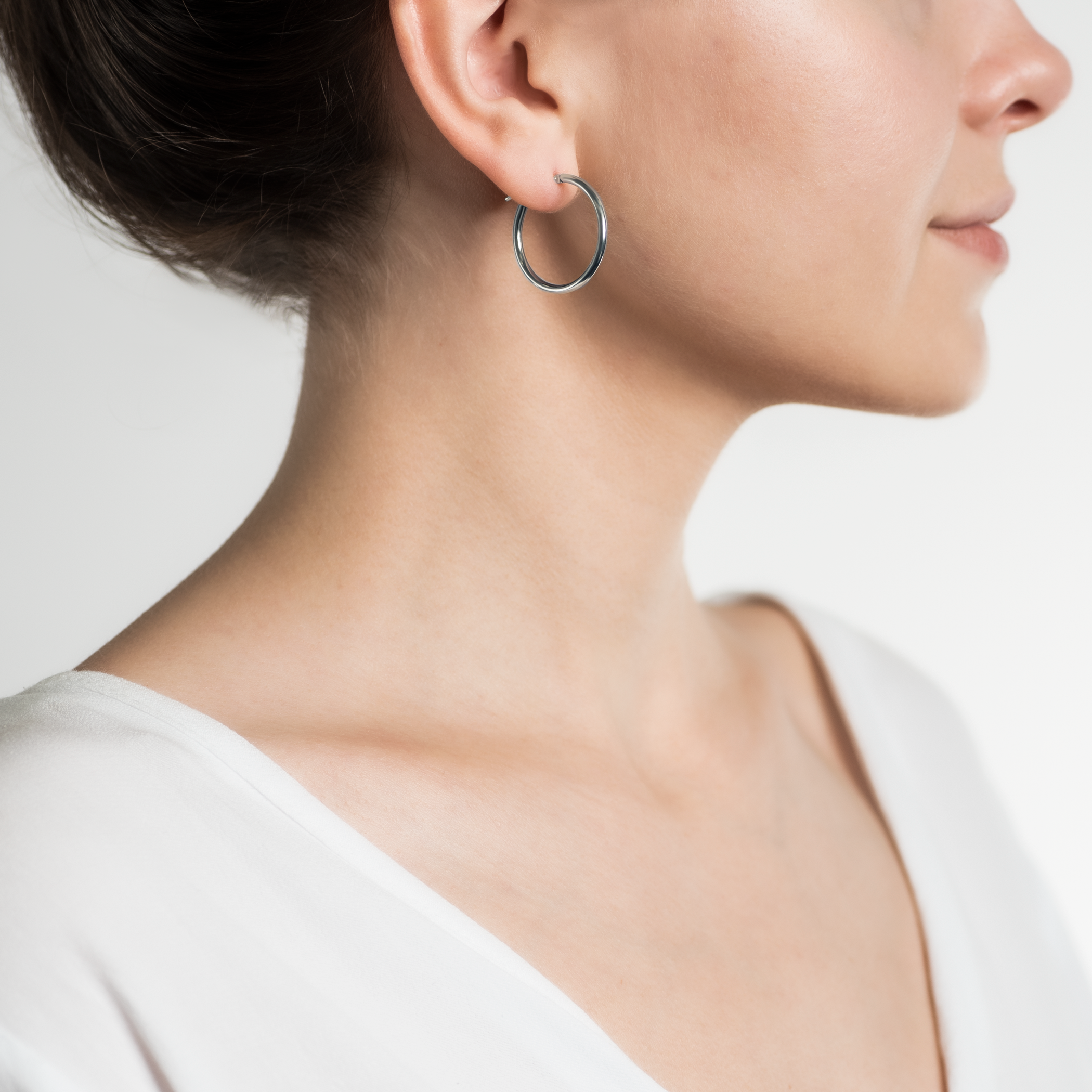 Kolczyki koła Savicki: srebrne