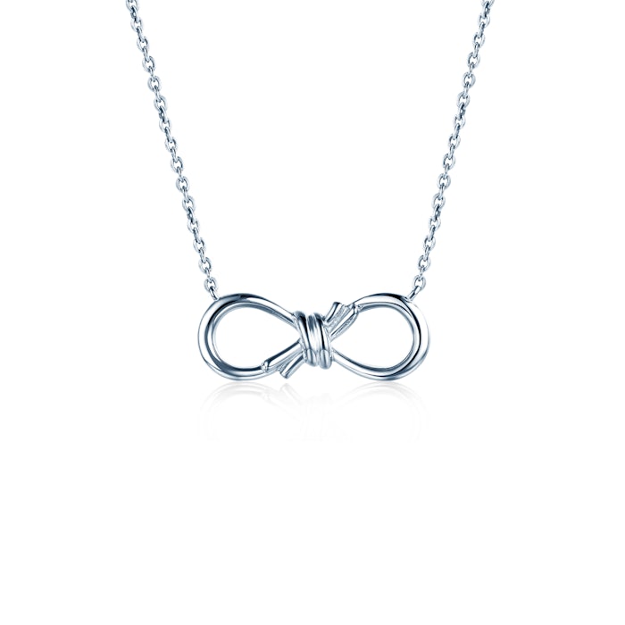 Naszyjnik celebrytka nieskończoność Savicki: srebrny