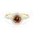 This is Love eljegyzési gyűrű: arany és barna gyémánt