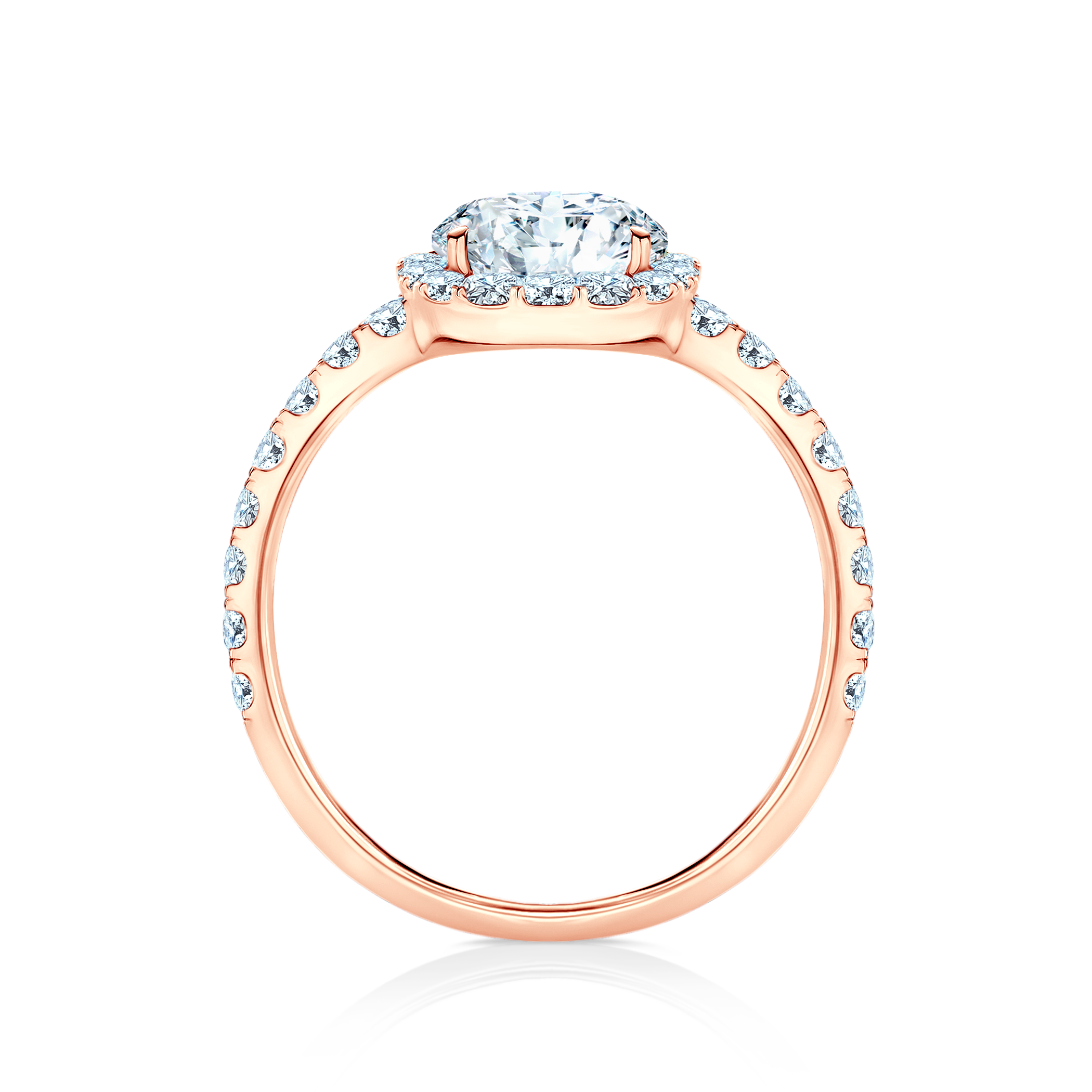 Verlobungsring This is Love: Roségold, Diamant
