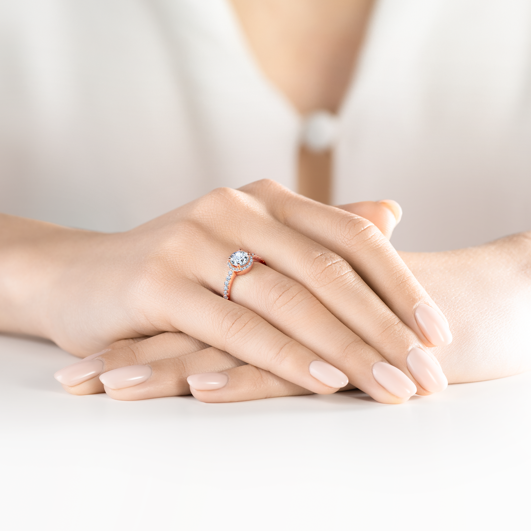 Verlobungsring This is Love: Roségold, Diamant