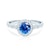 This is Love eljegyzési gyűrű: fehérarany kék zafírral
