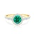 Zásnubní prsten This is Love: žluté zlato, smaragd, diamanty
