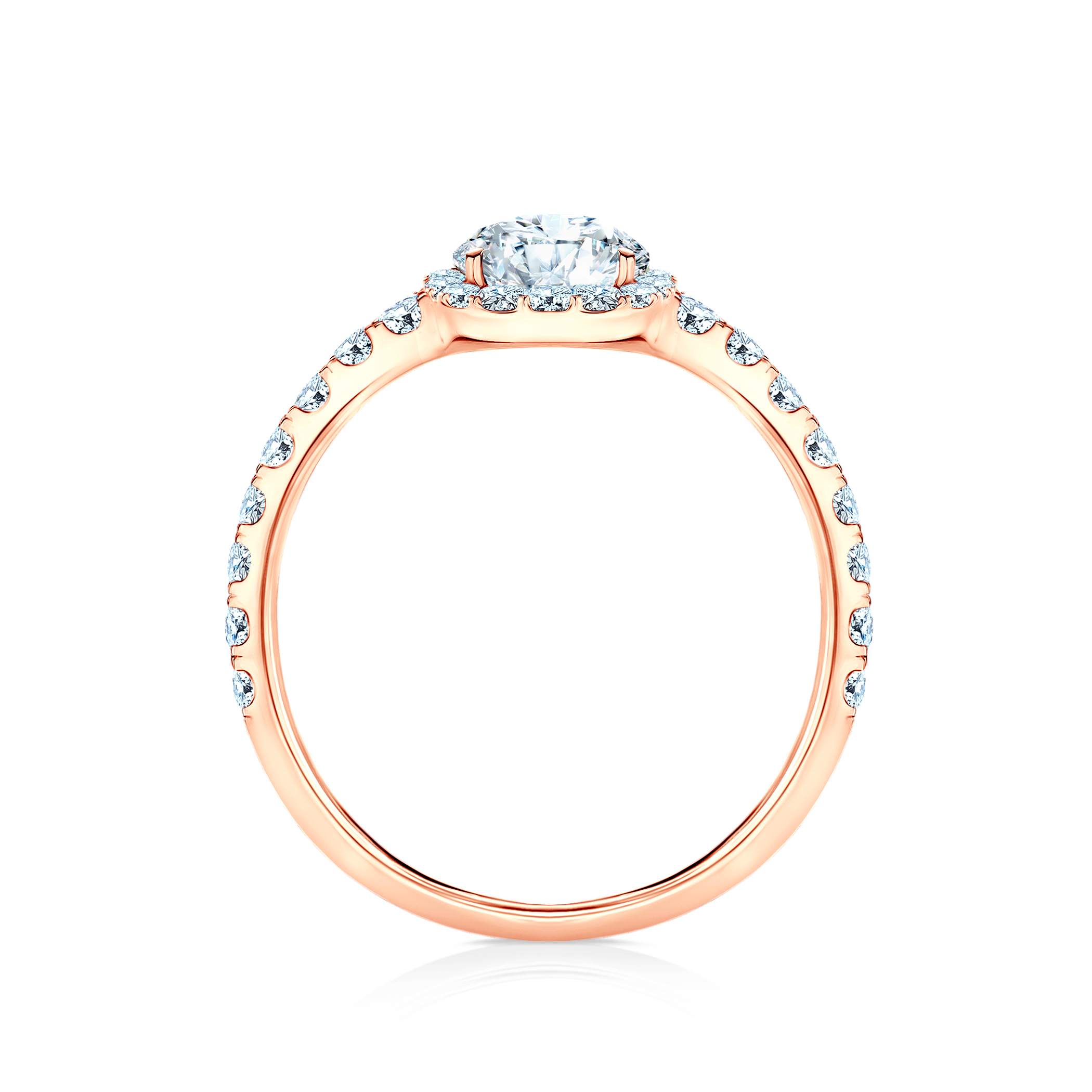 Verlobungsring This is Love: Roségold, Diamant