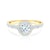 Zásnubní prsten This is Love: žluté zlato, diamanty