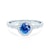 This is Love eljegyzési gyűrű: fehérarany kék zafírral