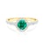 Zásnubní prsten This is Love: žluté zlato, smaragd, diamanty