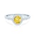 This is Love eljegyzési gyűrű: fehérarany sárga zafírral
