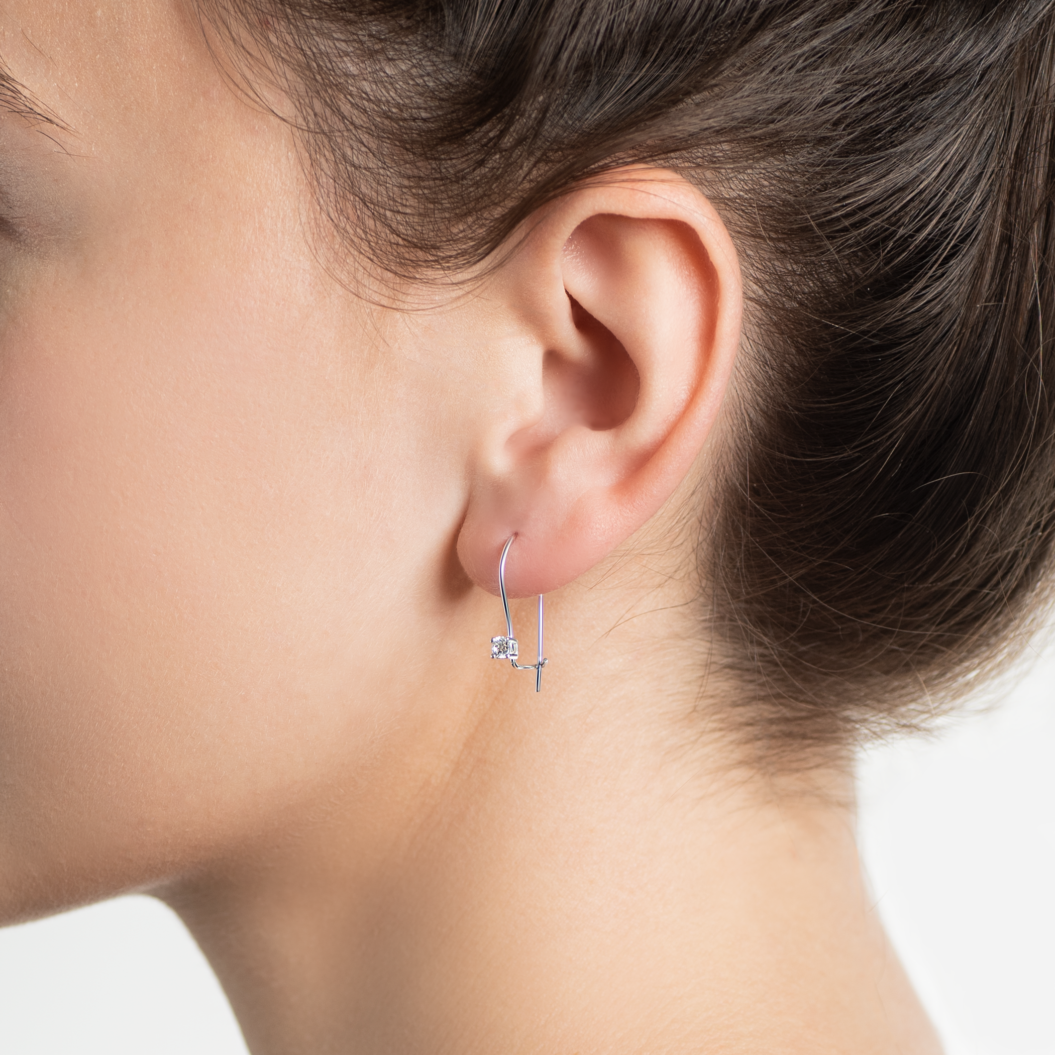 Kolczyki Savicki: srebrne, cyrkonia - 5