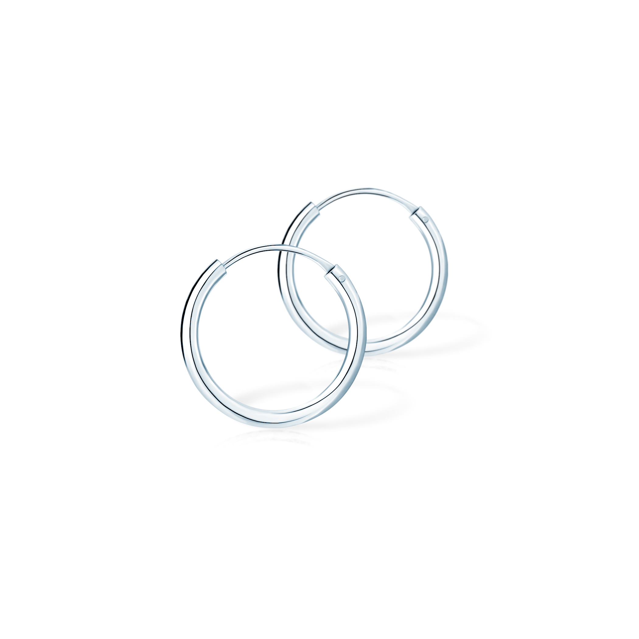 Kolczyki koła Savicki: srebrne - 3