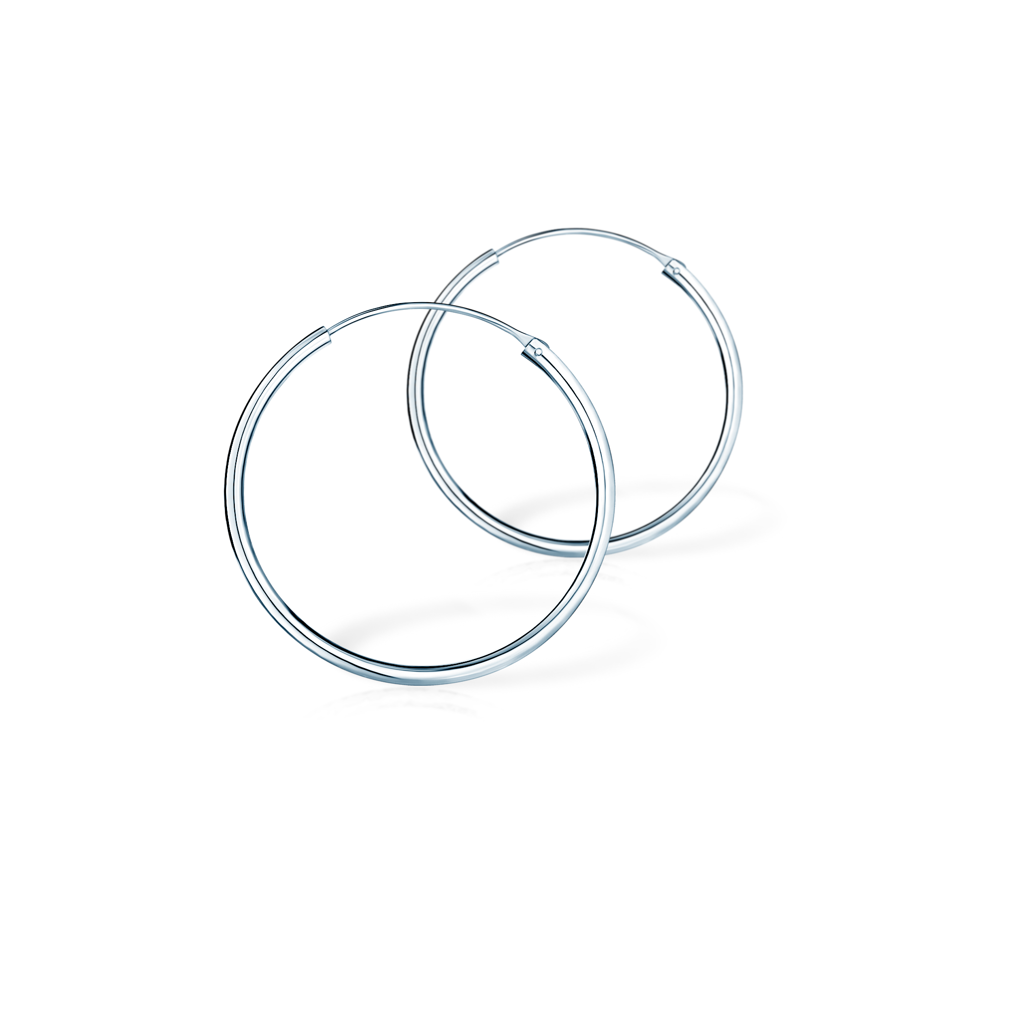 Kolczyki koła Savicki: srebrne - 3